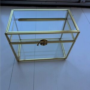 Gold Display Letter Box - Elegant Decorative Party Essential